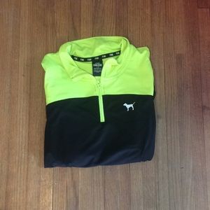 VS PINK ADORABLE 1/4 ZIP